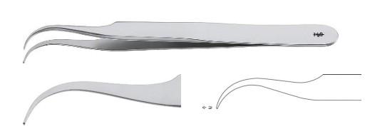 МІКРО ДЖЕВЕЛЕРС ПІНЦЕТ №71X2 0. 4MM 115MM